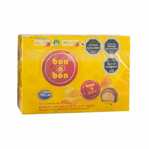 ESTUCHE CHOCOLATE BON O BON LECHE 450 GRS. 1