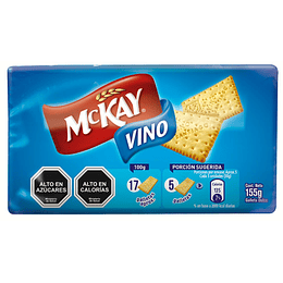 GALLETA MACKAY VINO  155GRS.