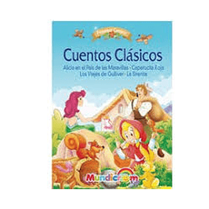 LIBRO CUENTOS CLASICOS MUNDICROM ALICIA EN EL PAIS DE LAS MARAVILLAS
