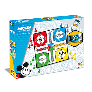JUEGO DE MESA LUDO PARQUÉS MICKEY TOYNG 5+ ADJ-1225
