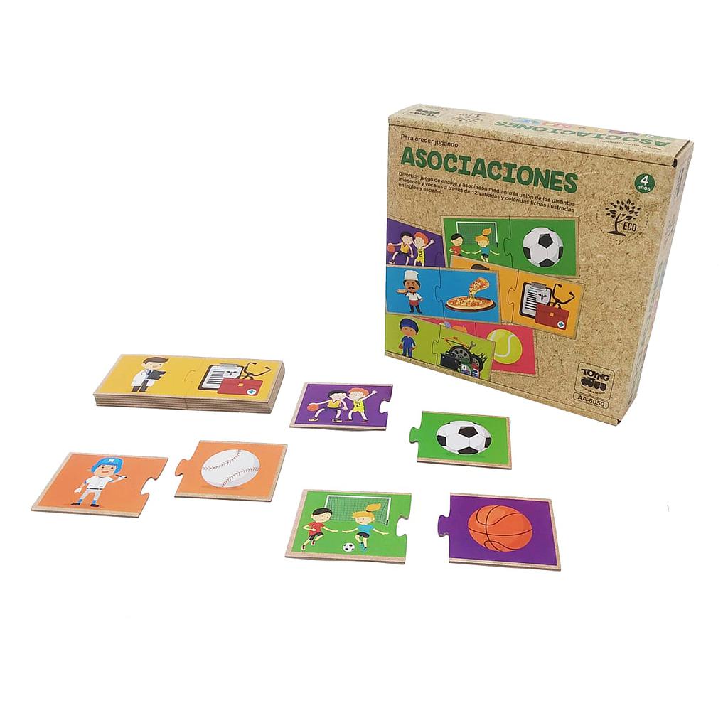 JUEGO DIDACTICO ASOCIACIONES ECOLOGICO +4 AÑOS COD-AA6050  1