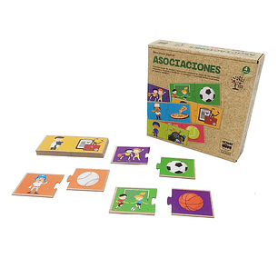 JUEGO DIDACTICO ASOCIACIONES ECOLOGICO +4 AÑOS COD-AA6050 