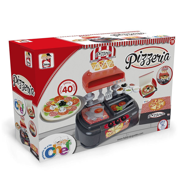 JUEGO PEQUEÑO CHEF PIZZERIA 37 PZS +3 1