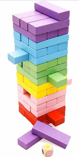 JUEGO TORRE DE COLORES 54 PIEZAS TOYNG 3+ AM-0170