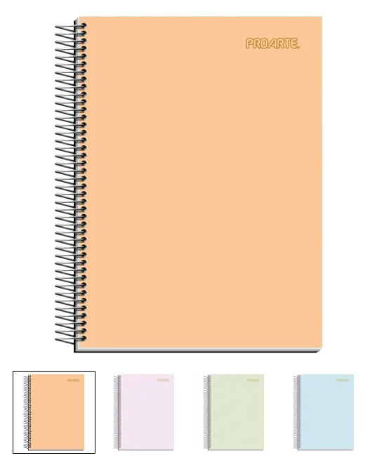 CUADERNO PROARTE CARTA 7mm 150 Hjs SOFT TOUCH PASTEL  C/ESPIRAL 1