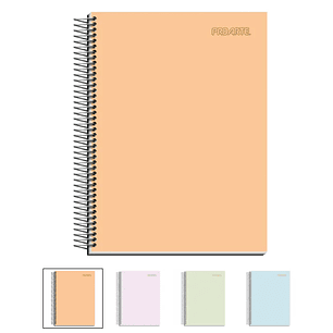CUADERNO PROARTE CARTA 7mm 150 Hjs SOFT TOUCH PASTEL  C/ESPIRAL