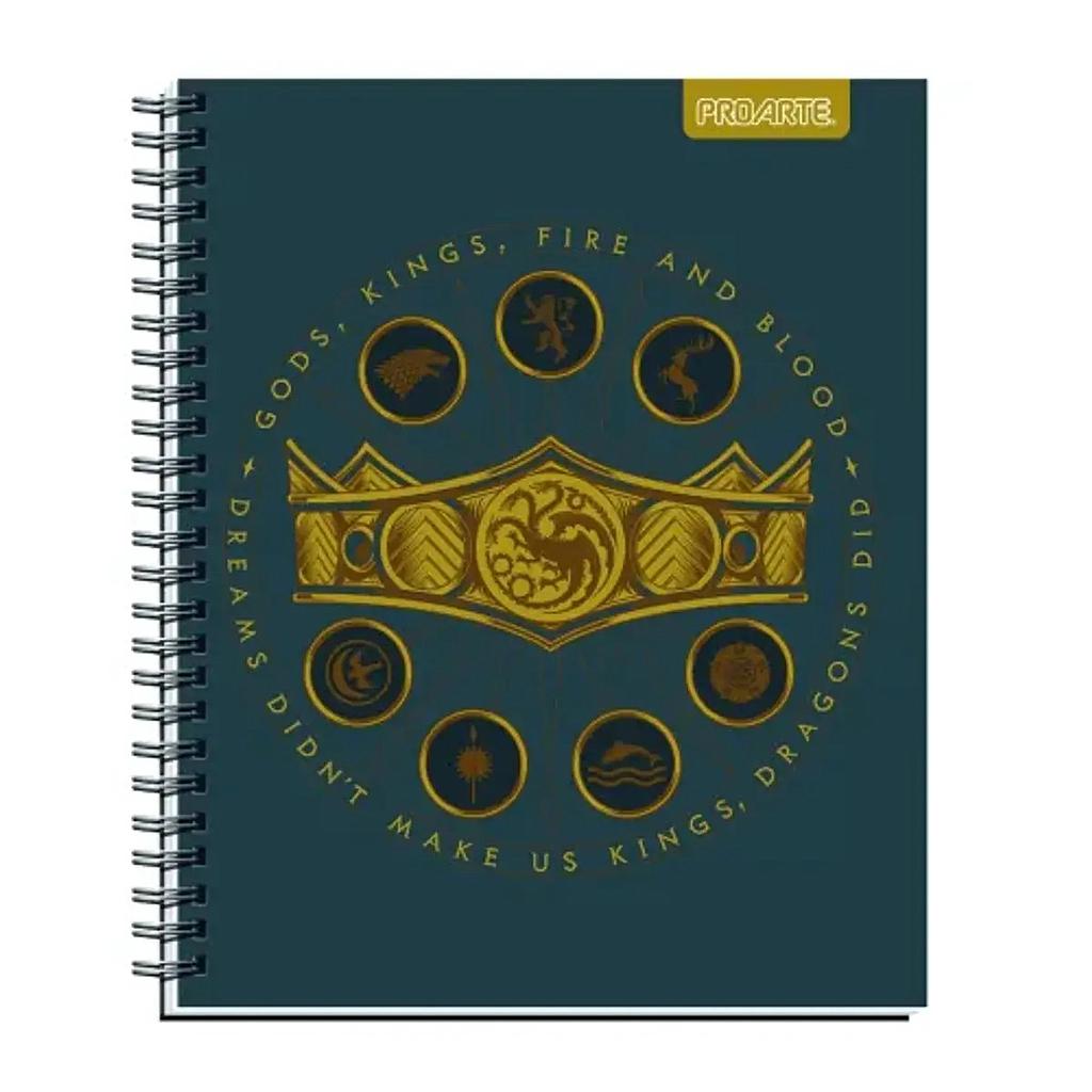 CUADERNO PROARTE UNIV. 7mm 100 Hjs TED/ ED HOUSE OF DRAGONS 1