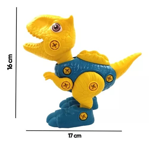 DINOSAURIO ARMABLE TOYNG AMARILLO +3 (AT-1350) 1