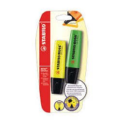 DESTACADORES STABILO BOSS 2 UND. 1