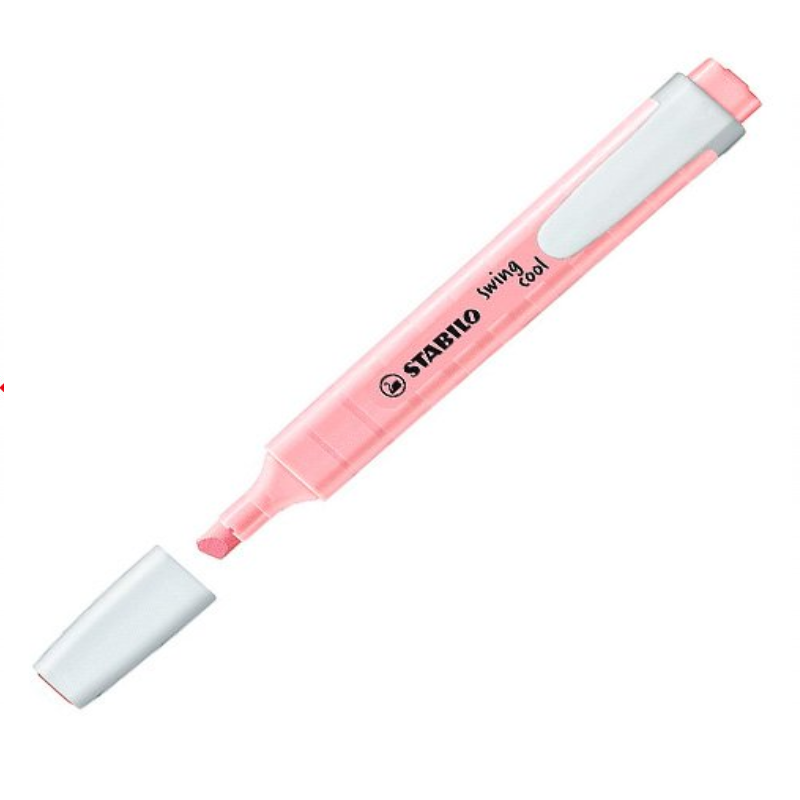 DESTACADOR STABILO SWING COOL ROSA PASTEL 1