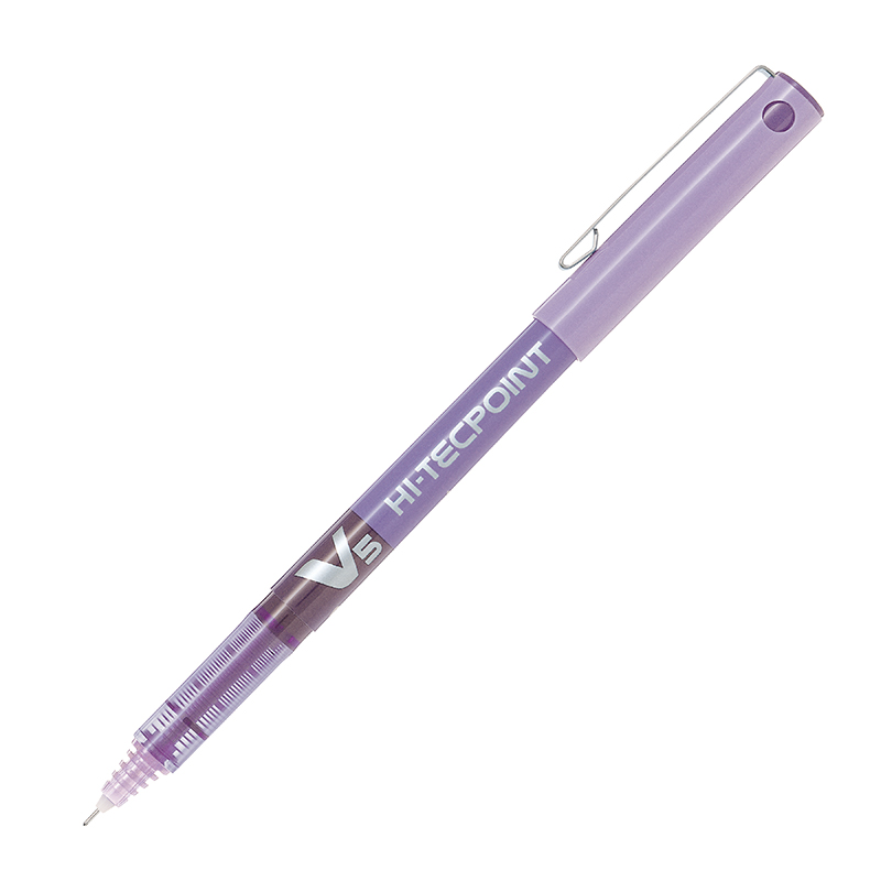 LAPIZ TINTA PILOT HI-TECPOINT V-5 0.5 VIOLETA 1