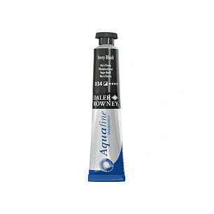 ACUARELA AQUAFINE NEGRO MARFIL TUBO 8ML