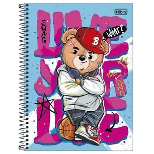 CUADERNO TILIBRA CARTA 7mm 160 Hjs 4 MATERIAS REBEL 