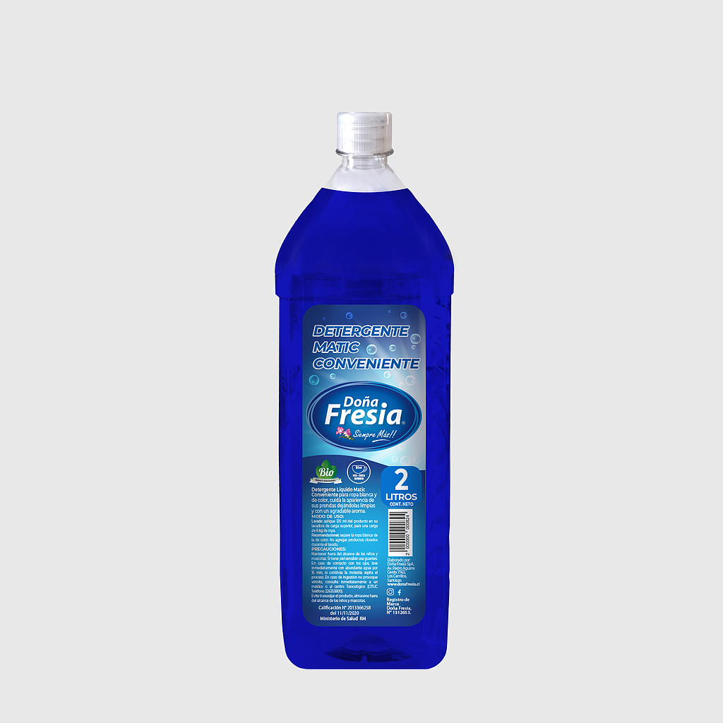 DETERGENTE MATIC DOÑA FRESIA CONV. AZUL 2 LITROS ( CA ) 1