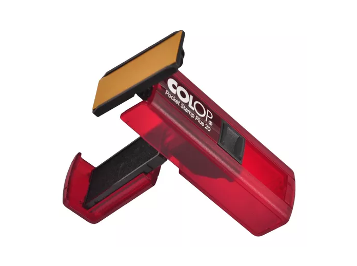 TIMBRE POCKET COLOP SP30 47 X 14mm RUBY ALM NEGRA 1