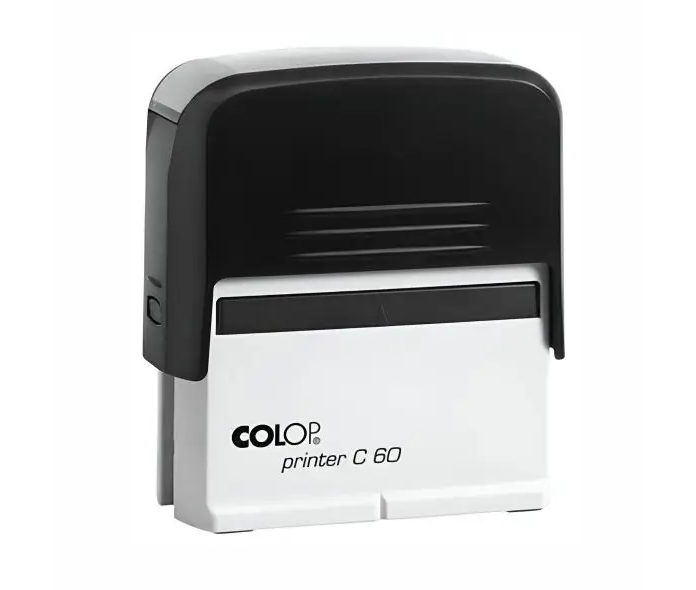TIMBRE AUTOMATICO COLOP (PRINTER C60N) 37 x 76 mm NEGRO 1