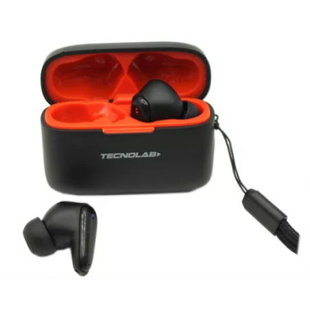 AUDIFONOS TECNOLAB INALAMBRICO TWS EARBUDS NEGRO TL567BK 1