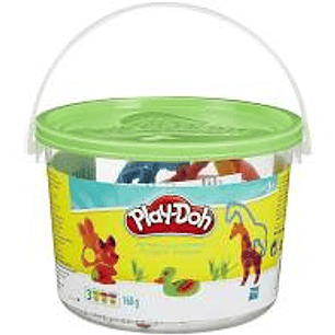 MASA PLAY-DOH MINI CUBETA ANIMAL TAPA VERDE