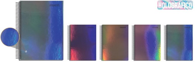 CUADERNO PROARTE CARTA 7mm 150 Hjs HOLOGRAFICO  1