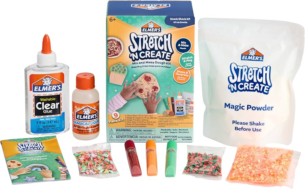 KIT MASA ELMER´S STRETCH IN CREATE SNACK SHACK 9PCS 6+ (2204745) 1