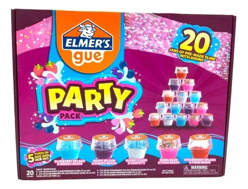 KIT SLIME ELMER´S GUE PARTY 20 PZS (2193184) 1