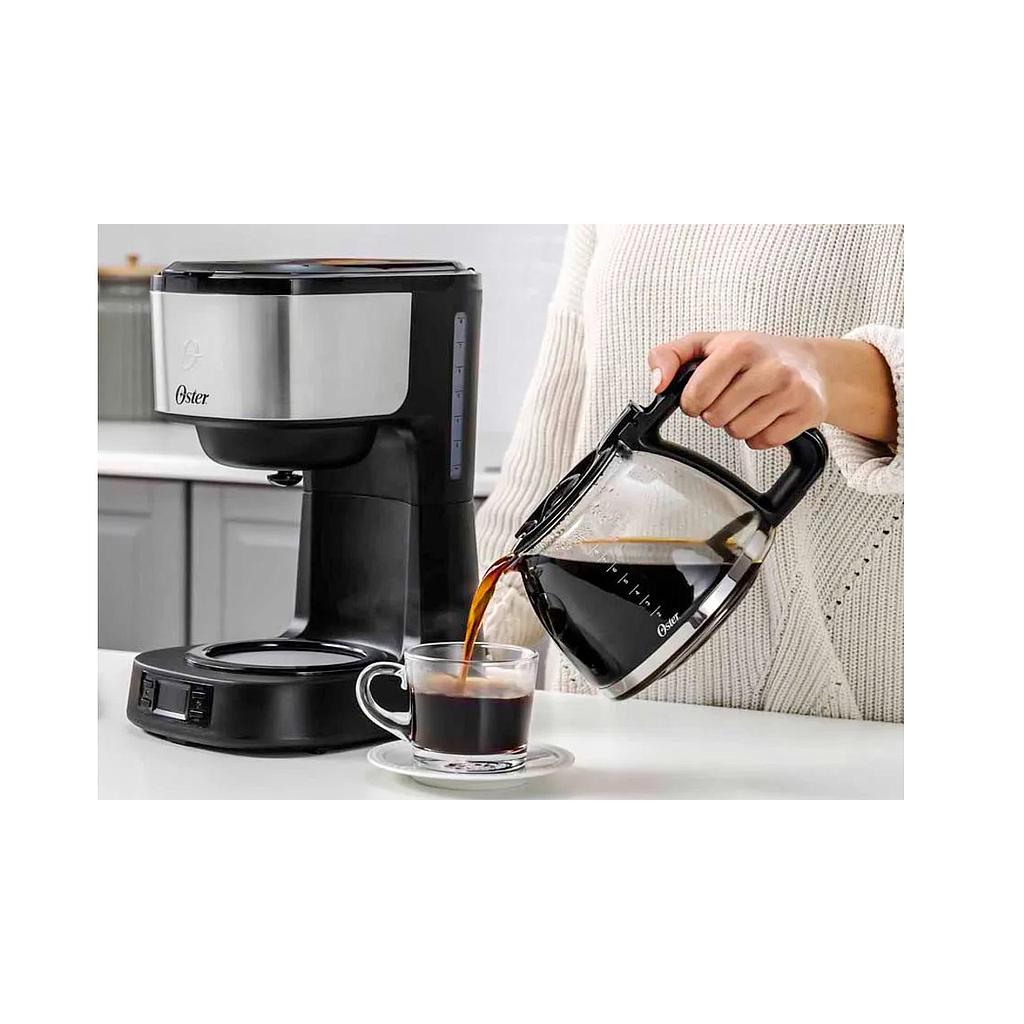 CAFETERA PROGRAMABLE OSTER 8TAZAS ACERO INOXIDABLE 1
