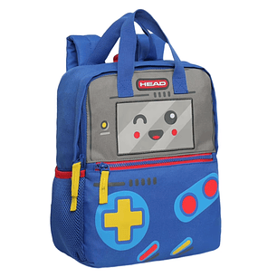 MOCHILA HEAD PEPA VIDEO GAME AZUL 13 LTS