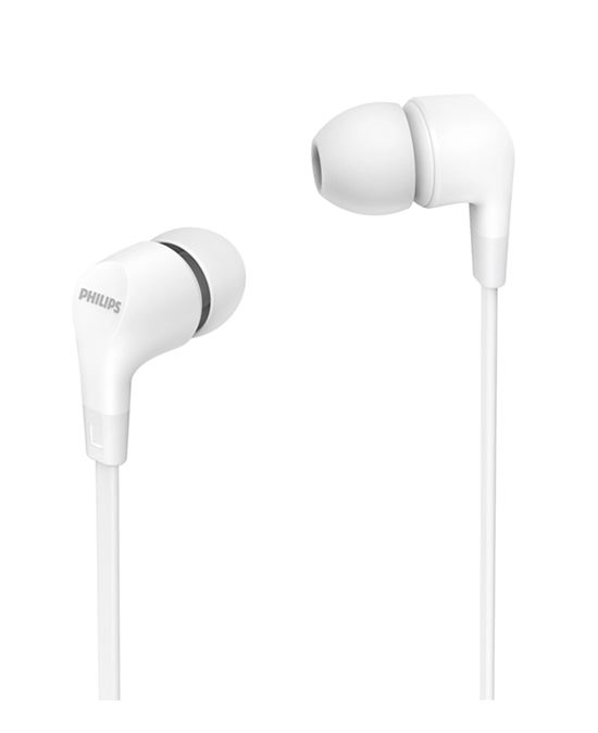 AUDIFONO C/MICROFONO PHILIPS TAE1105WT BLANCOS 1.2MTS 1