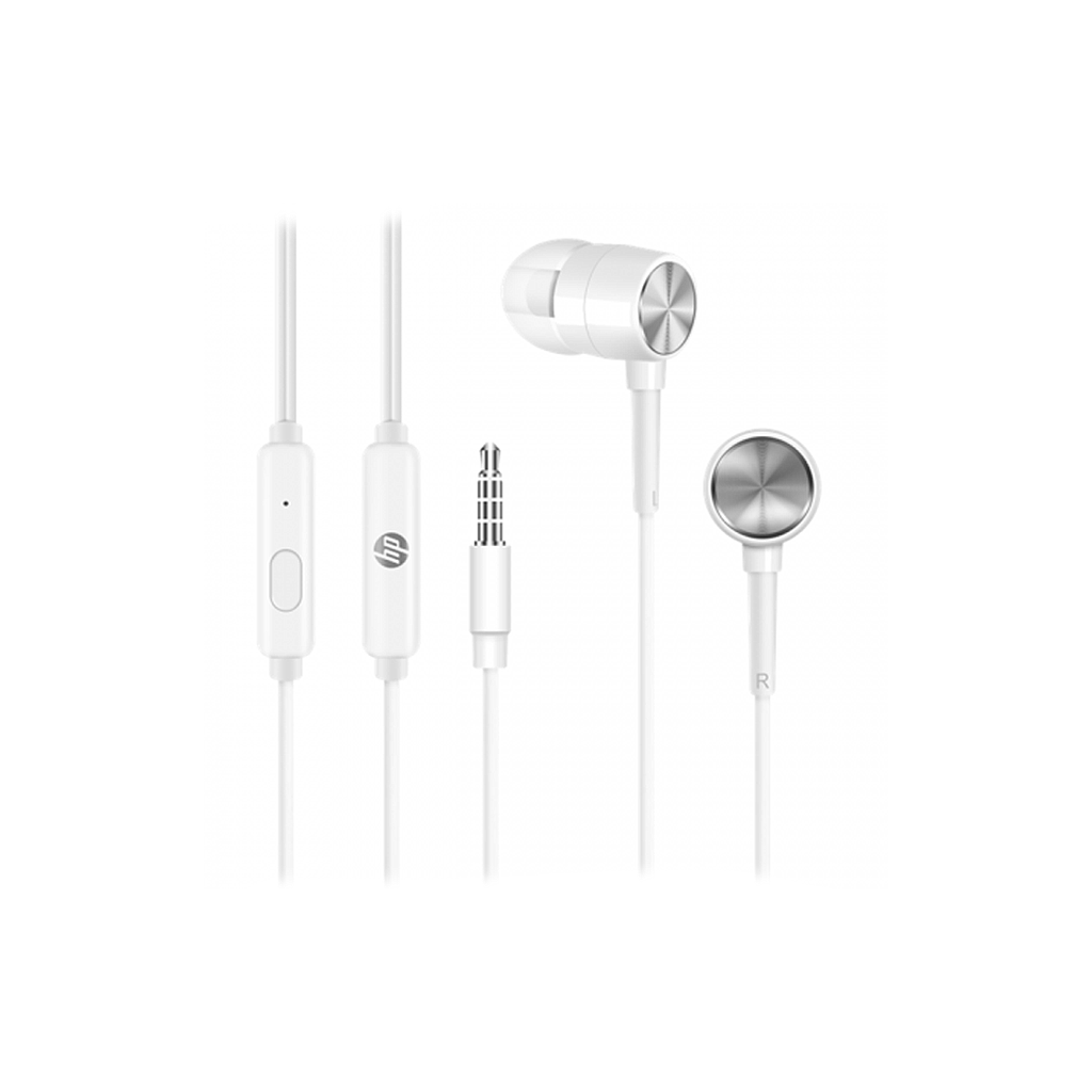 AUDIFONO HP MANOS LIBRES DHH-1111 JACK 3.5MM BLANCO  1