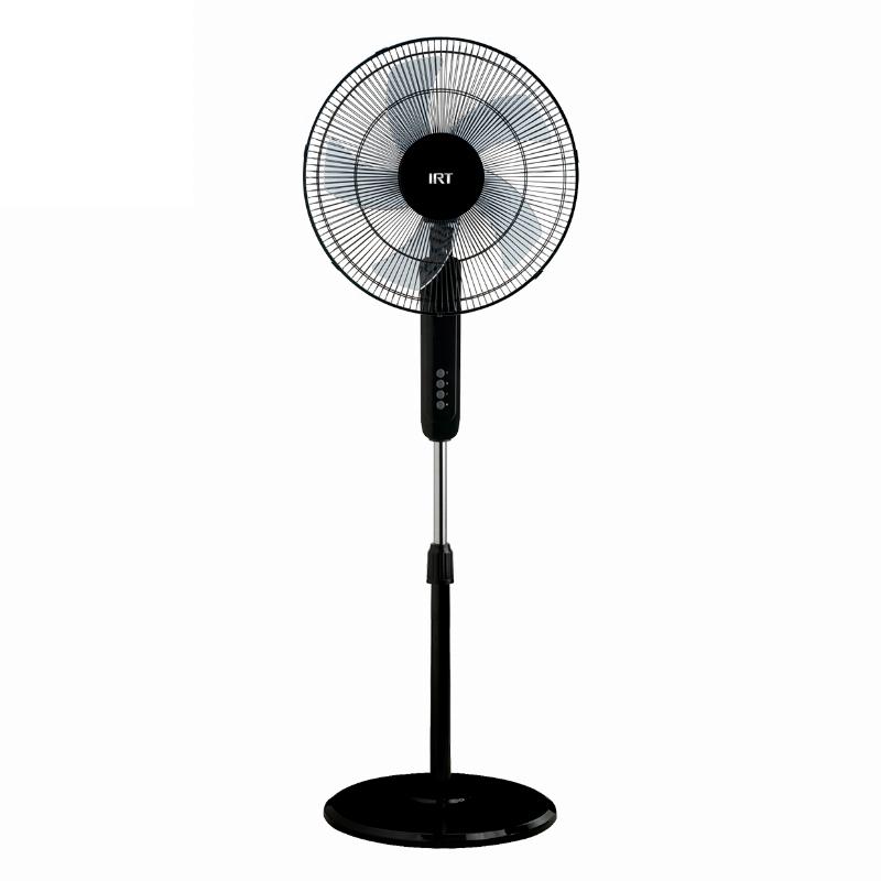 VENTILADOR 16'' IRT DE PIE 50 WATTS NEGRO VENTP1602N 1