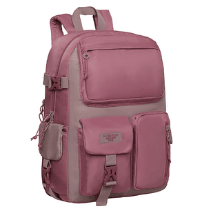 MOCHILA HEAD ESCALADE COLOR BLOCK MALVA 28 LTS
