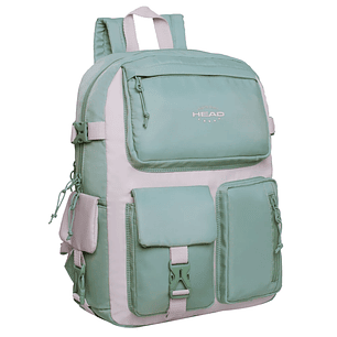 MOCHILA HEAD ESCALADE COLOR BLOCK MENTA 28 LTS