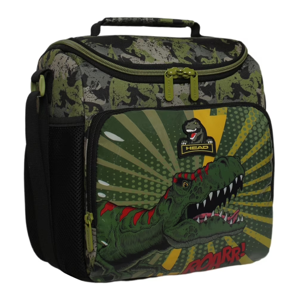 LONCHERA HEAD FREEZE KIDS T-REX COMIC VERDE 1