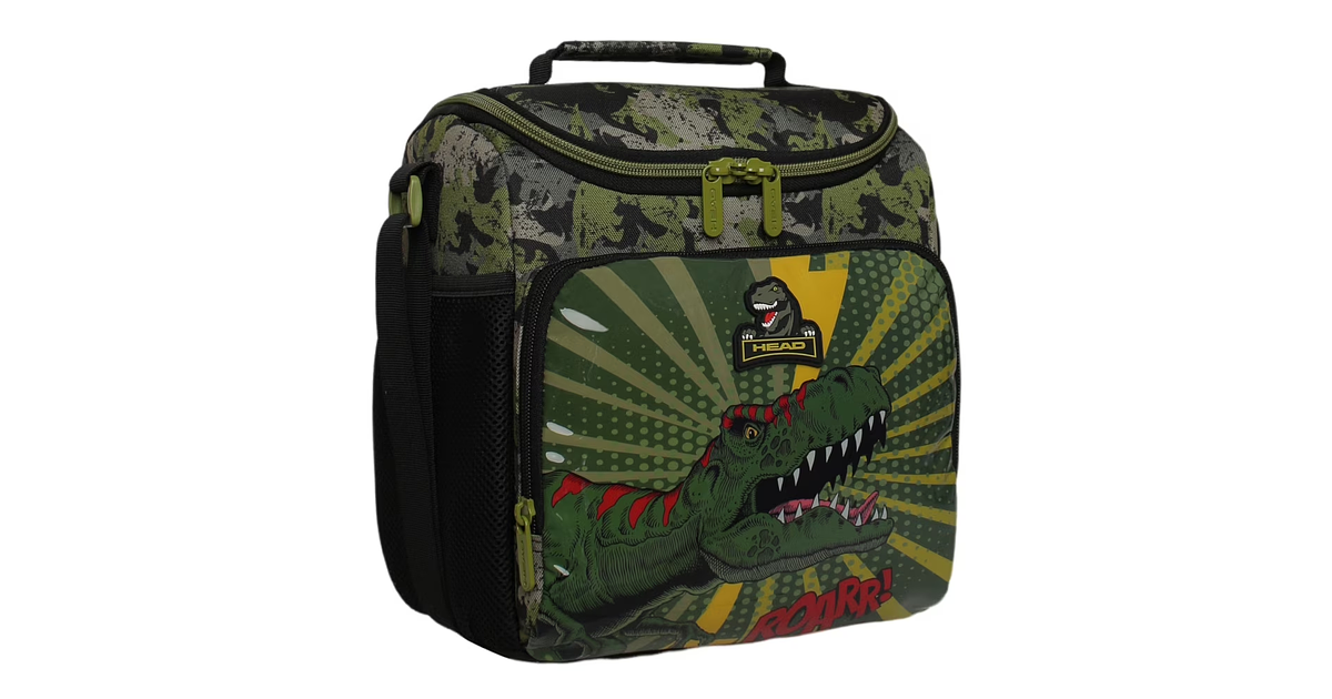 LONCHERA HEAD FREEZE KIDS T-REX COMIC VERDE