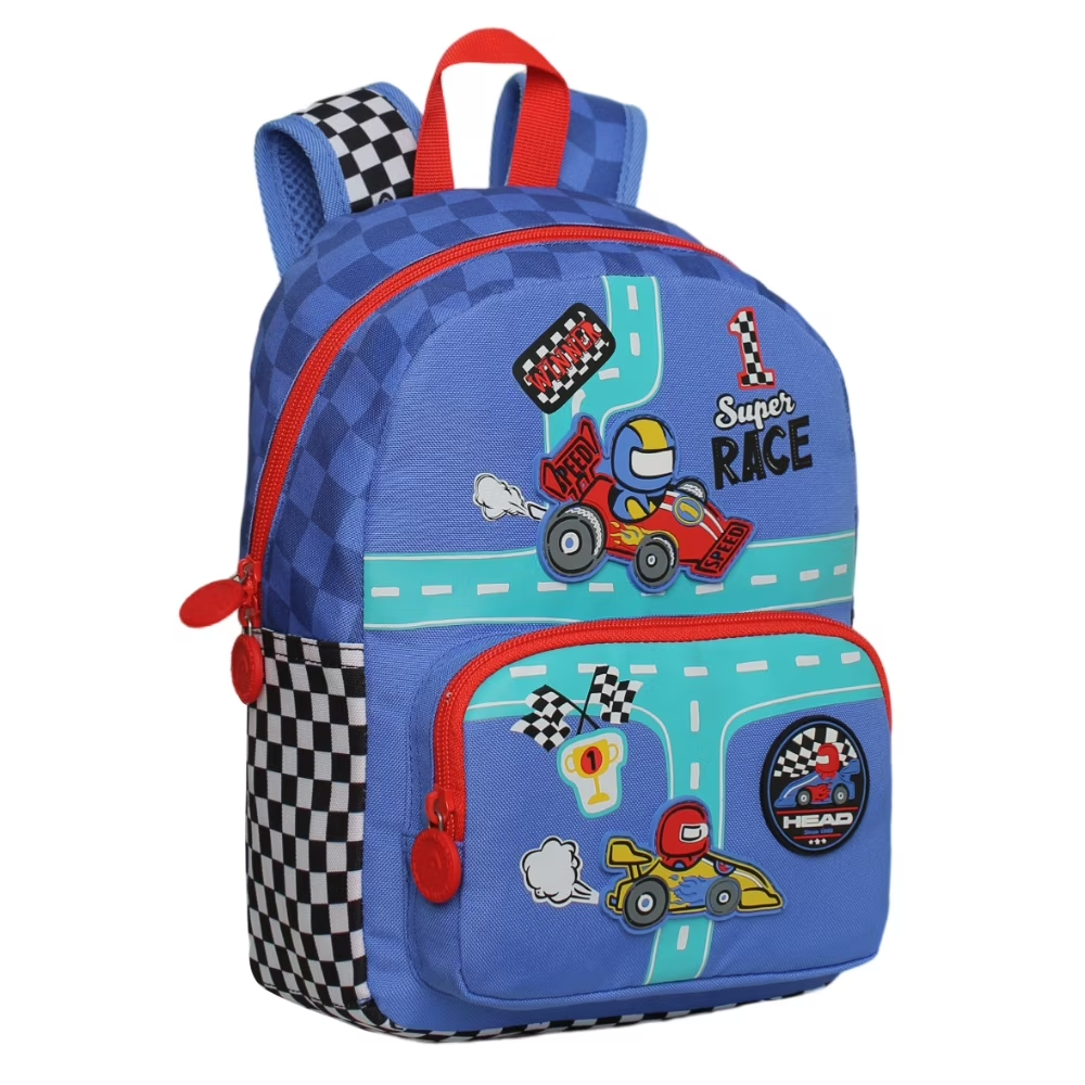 MOCHILA HEAD POP CAR RACE AZUL 8 LTS 1