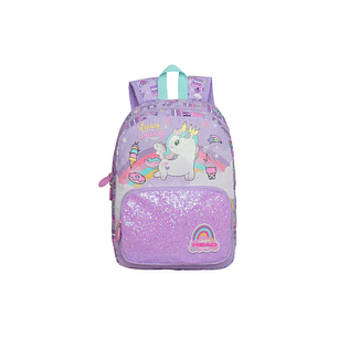 MOCHILA HEAD POP UNICORNIO LILA 8 LTS