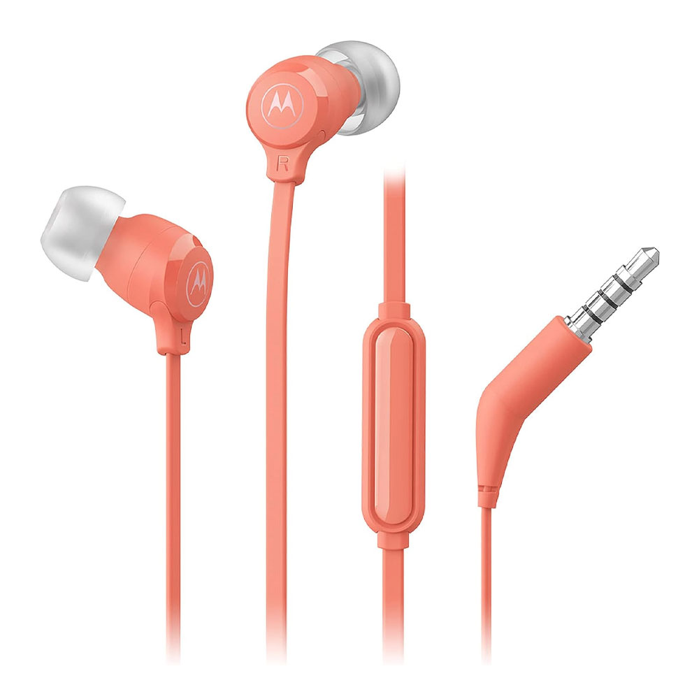 AUDIFONOS MOTOROLA EARBUDS 3-S C/MICROFONO PEACH 1