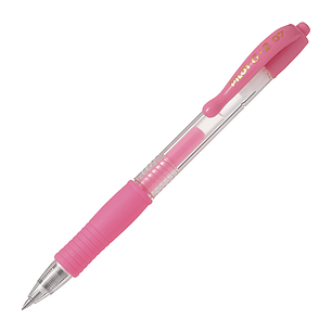 LAPIZ TINTA PILOT G-2 PASTEL GEL 0.7 ROSADO