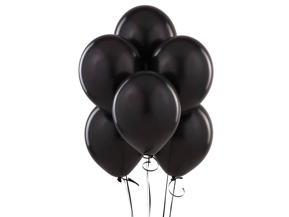 GLOBO GLAM LISO N° 12 NEGRO 25 UNID. 1