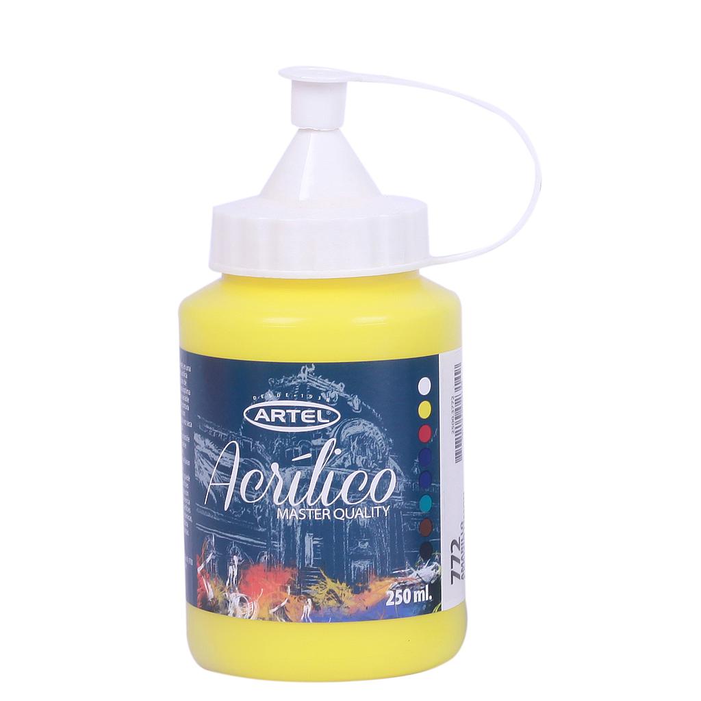 PINTURA ACRILICA ARTEL 250ML. AMARILLO CADMIO CLARO N°774 1