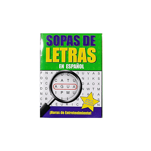 LIBRO SOPA DE LETRAS VISION ST. EN ESPAÑOL (3014-1)