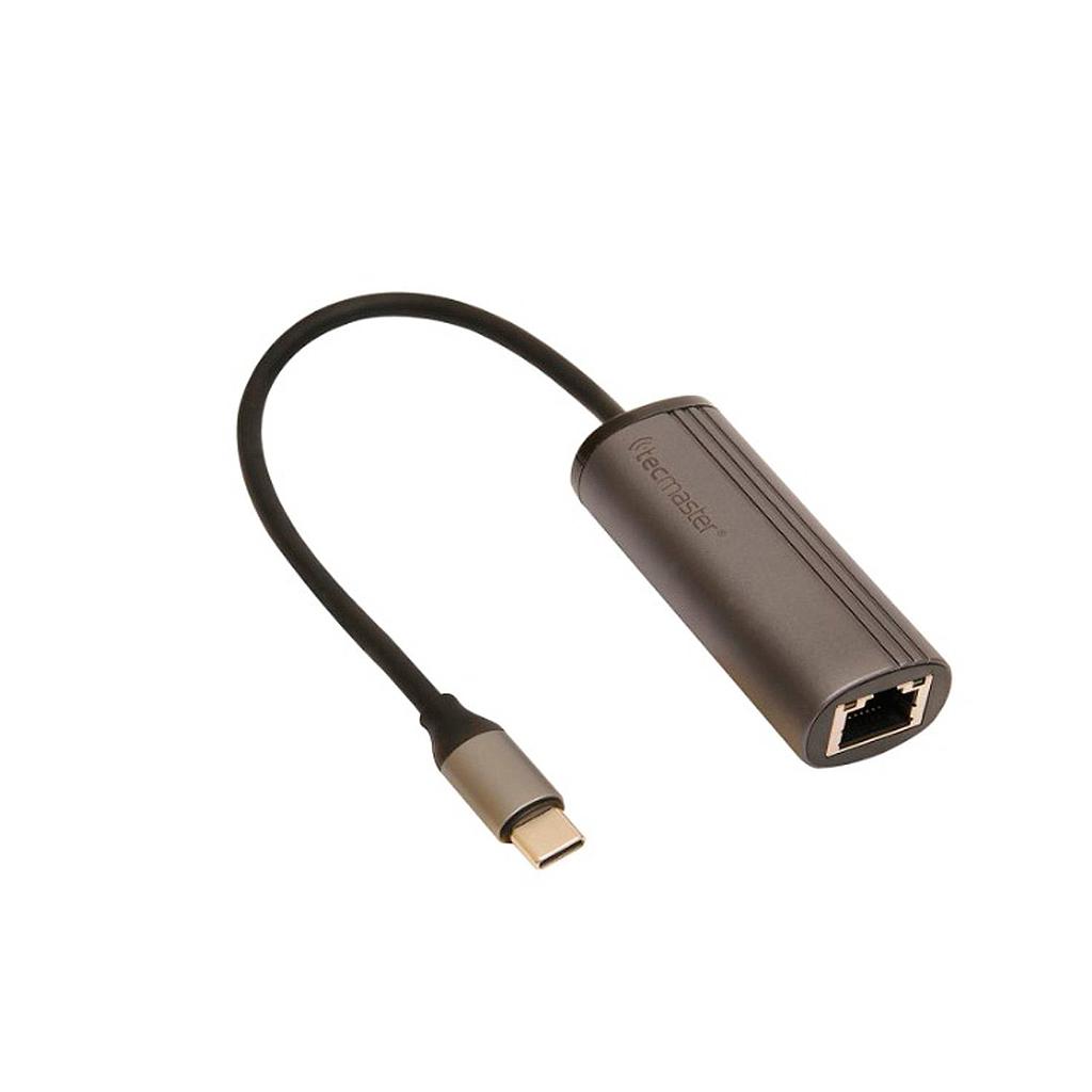 ADAPTADOR TECMASTER USB 3.1 TIPO-C A ETHERNET GIGABIT RJ45 TM-100537 1