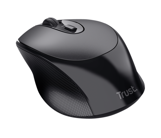 MOUSE INALAMBRICO TRUST ZAYA RECARGABLE NEGRO 1