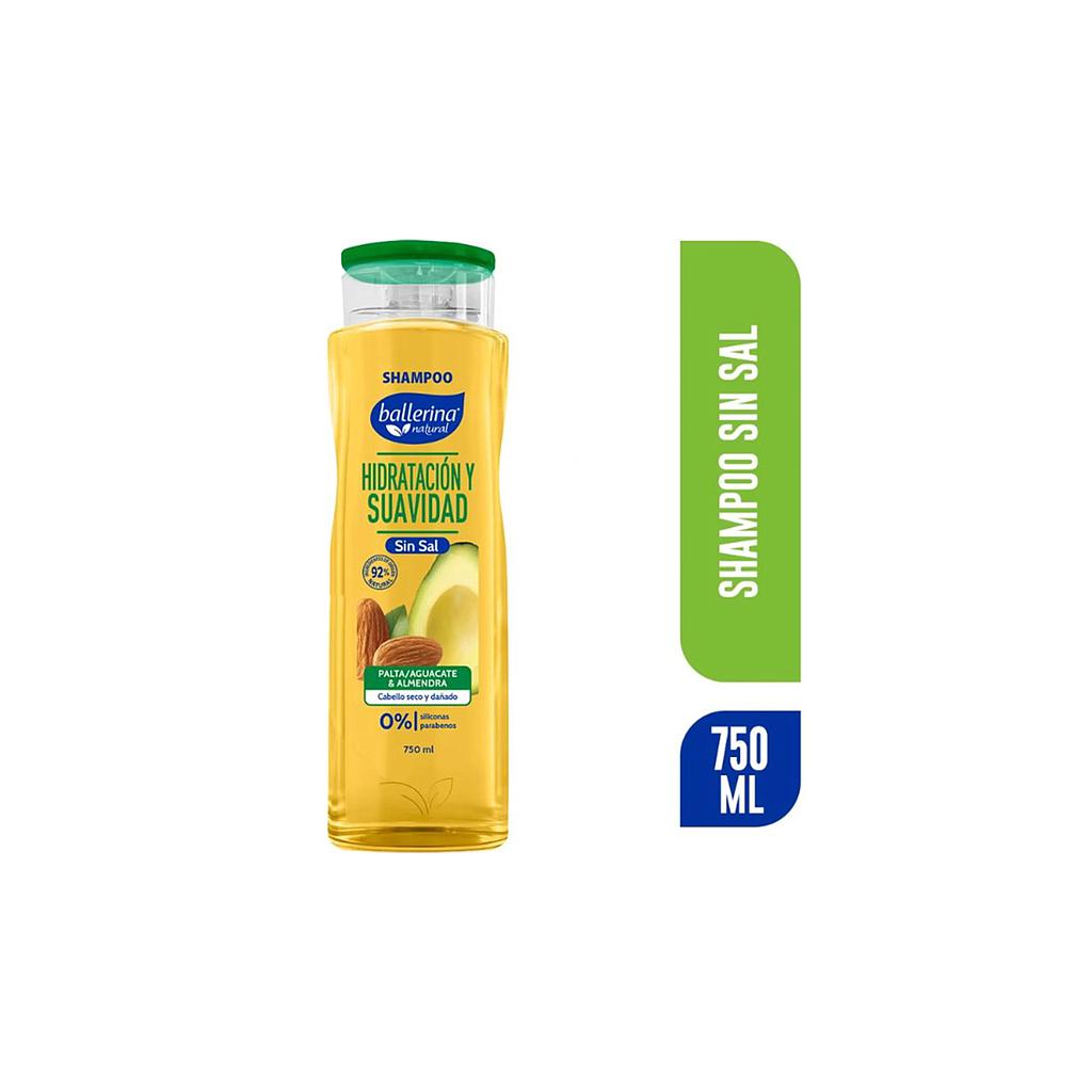 SHAMPOO BALLERINA PALTA/ALMENDRA S/SAL 750ML 1