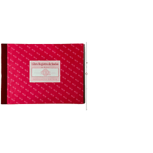 LIBRO REGISTRO SOCIOS REM 50 HOJAS