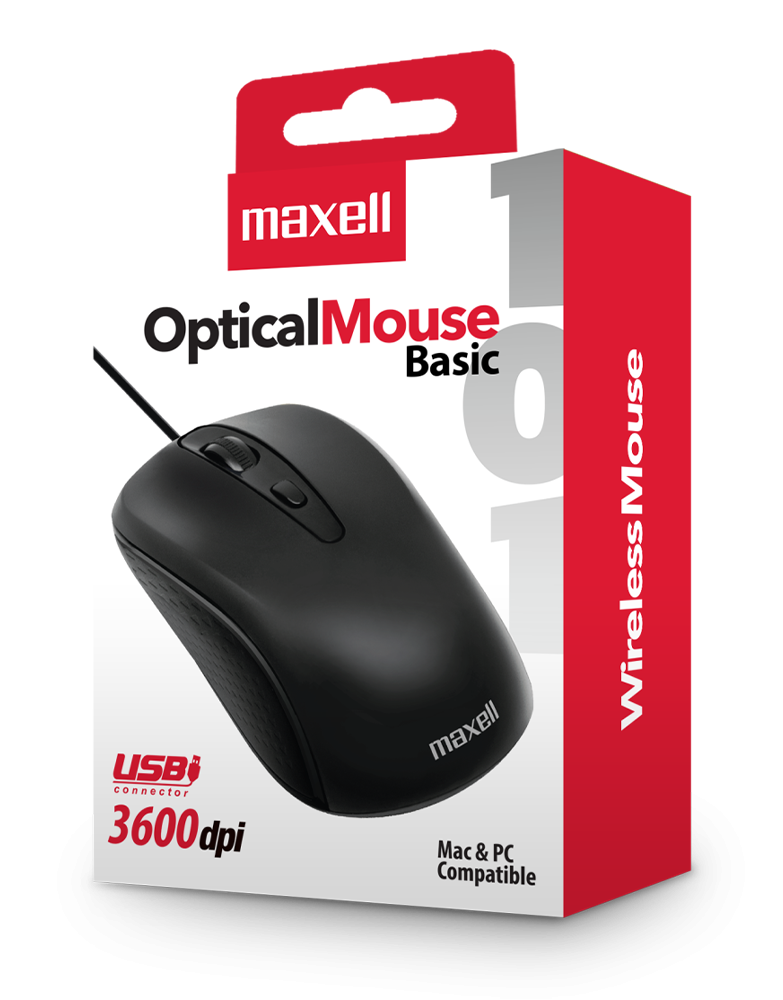 MOUSE MAXELL INALAMBRICO DUAL DONGLE MOWL 350 NEGRO 1