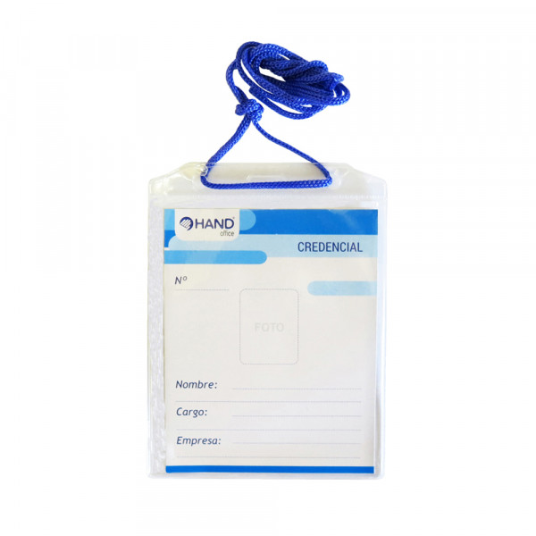 PORTA CREDENCIAL HAND  85 x 110 COLGANTE VERTICAL  1