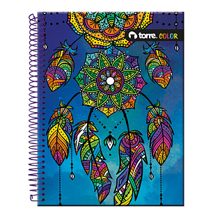 CUADERNO TORRE TOP 7mm 150 Hjs COLOR 