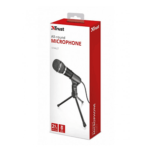 MICROFONO DE ESCRITORIO TRUST STARZZ CON TRIPODE PLUG ( DESC. )