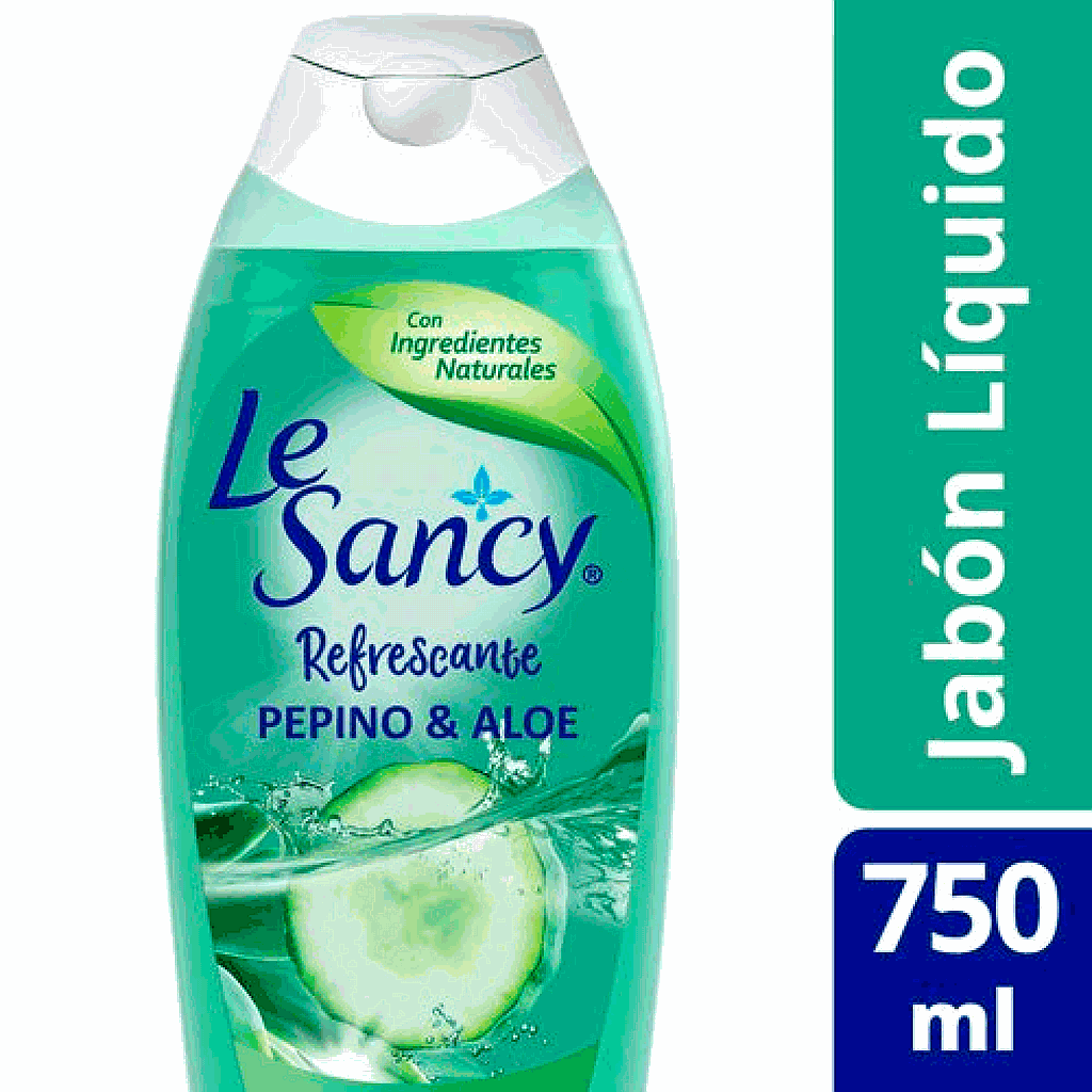 JABON LIQUIDO LE SANCY 750 ml. PEPINO & ALOE ( LA ) 1
